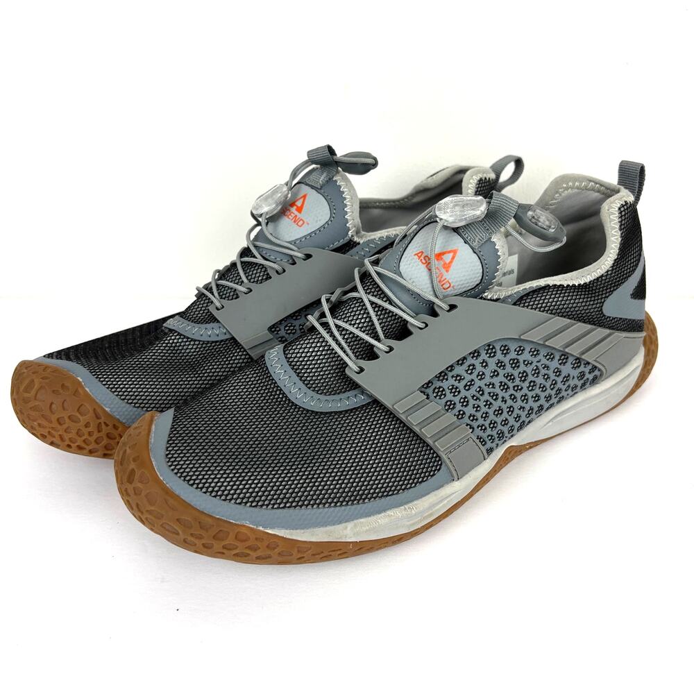 Ascend Slip-On Water Shoes Gray Men 9D outdoor hiking